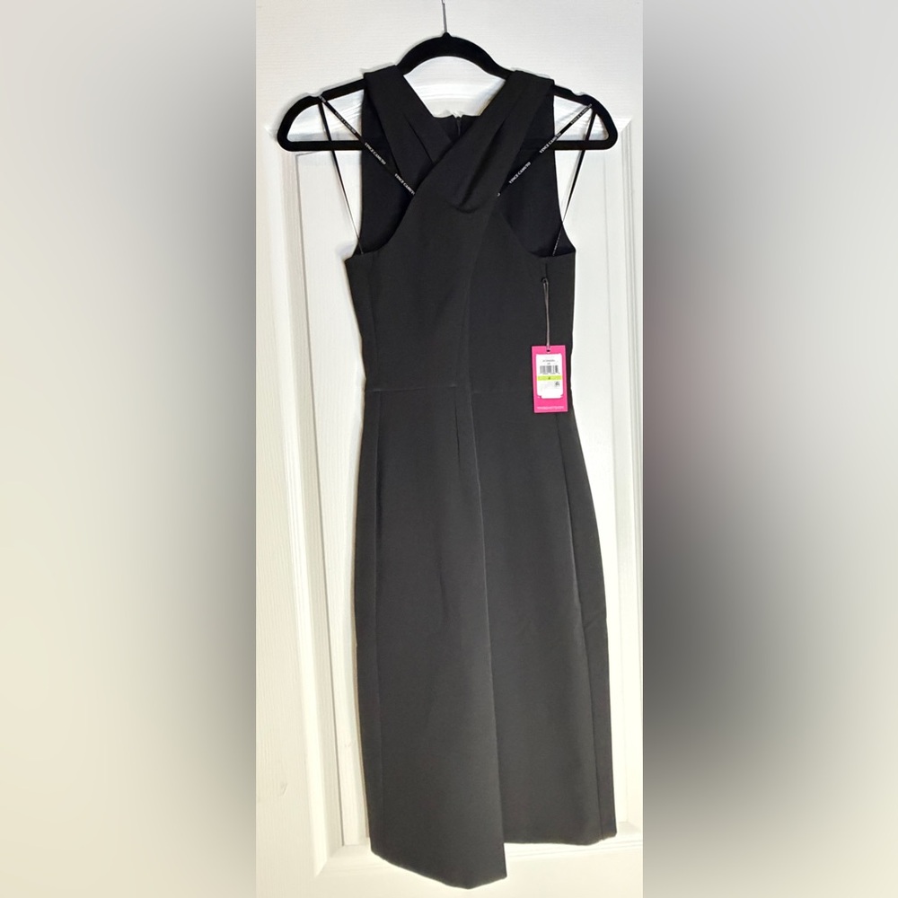 Vince Camuto Elegant Black Midi Dress, Sizes 4 and 6
